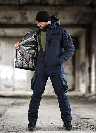 Зимний тактический костюм northern синий тр6565