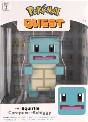 Іграшкова фігурка дитяча pokemon quest 2 серія squirtle сквіртл вінілова (97932)