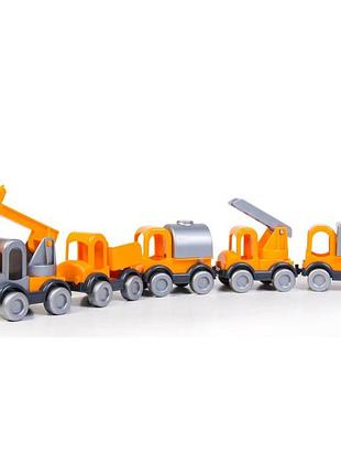 Набір машинок tigres kid cars маленький будівельничок 5 ел (39371)