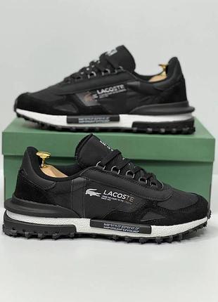 Кросівки чоловічі lacoste elite active чорні