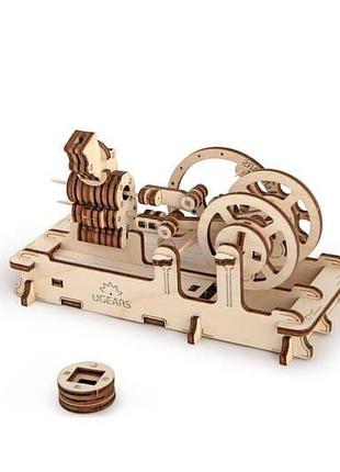 Механічний 3d пазл ugears двигун (70009)