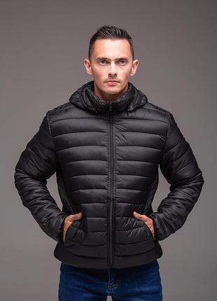 Мужская куртка casual утепленная черная m