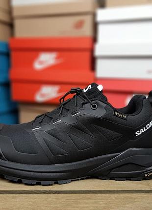Кросівки чоловічі salomon x-adventure gtx gore-tex black-white