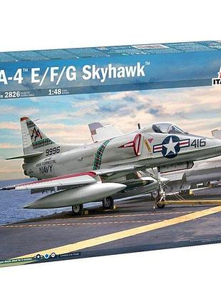 Сборная модель italeri 1:48 штурмовик a-4 e/f/g skyhawk (it2826)