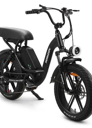 Электрофэтбайк 20" 1000w аккумулятор 48v14ah стальная рама черный (hz-2001)