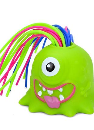 Детская игрушка-антистресс "монстрик" fg231109065q(green) звук и свет, 5 см