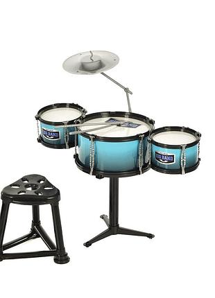 Іграшкова барабанна установка music master jazz drum м'ятна (6625a-1-2tf)