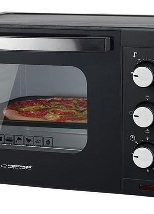 Электрическая мини-печь esperanza eko008n prosciutto 20 л 1280 вт черная