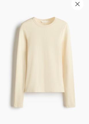 Лонгслів жіночий базовий  h&m 3