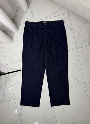 Класичні темно-сині брюки polo by ralph lauren chatfield pant 38/36