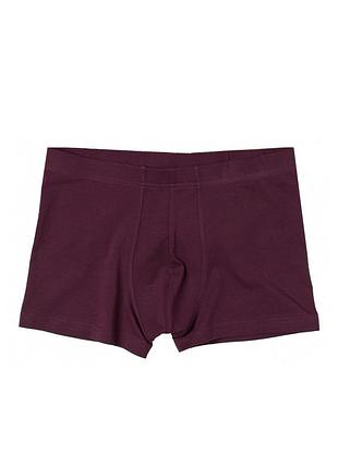 Трусы-боксеры однотонные для мужчины h&m 0564309029_0564309-0_1129809-0 l бордовый