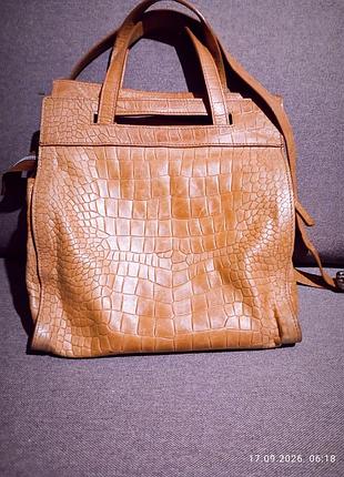 Сумка жіноча gianni chiarini шкіряна коричнева