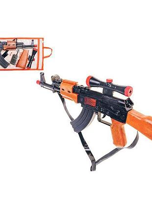 Іграшковий автомат тріскачка з іграшковою гранатою 810gg