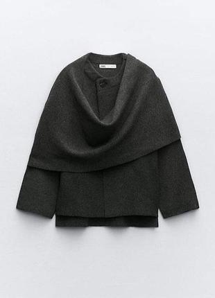 Куртка кімоно пальто жакет zara