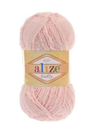 Пряжа softy 340 5шт/уп 100% мікрополіестр 50г 115м тм alize