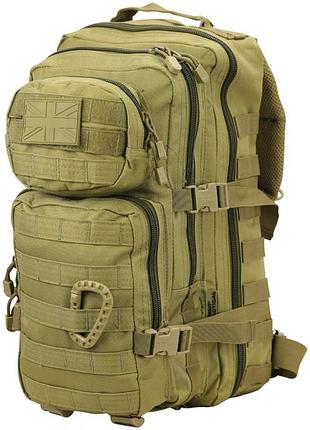 Тактичний рюкзак для військових 28 л kombat uk small assault pack койот