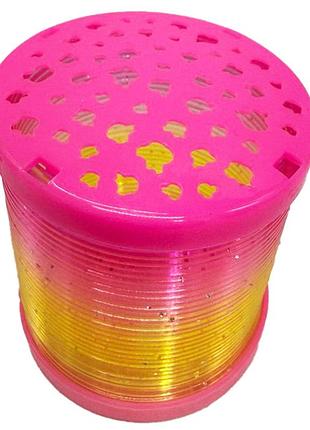 Детский антистресс "пружинка slinky" qx-17(pink) розовый