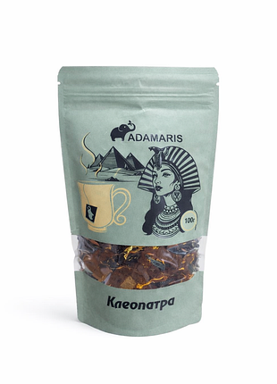 Рассыпной чай adamaris "клеопатра" черный с цукатами ананаса 100г
