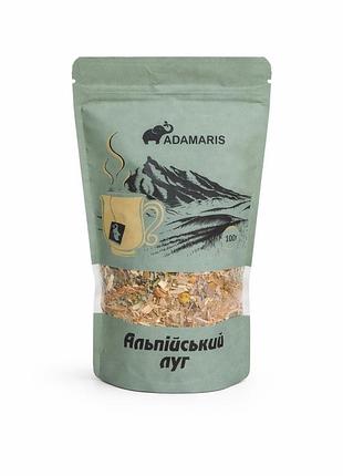 Рассыпной чай adamaris «альпийский луг» травяной 100г