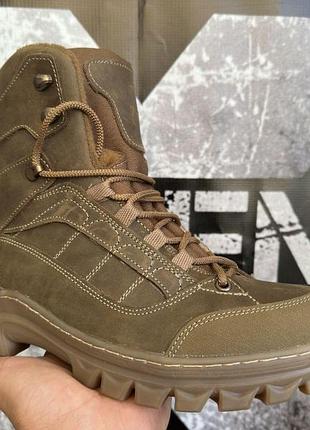 Тактические ботинки зимние для военные tactical boots утеплитель slimtex койот