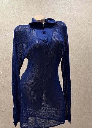 Термосорочка сітка brynje super thermo zip polo meraklon, розмір xxl (56)
