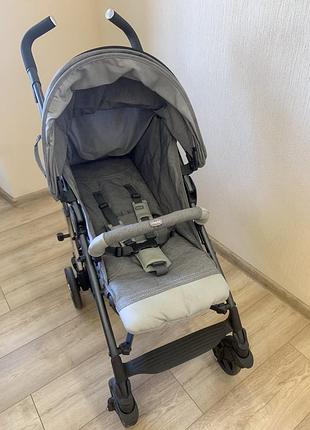 Коляска прогулянкова chicco lite way сіра 2