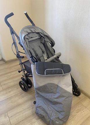 Коляска прогулянкова chicco lite way сіра 6