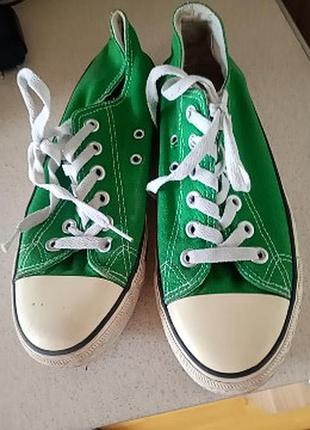 Кеди унісекс converse зелені