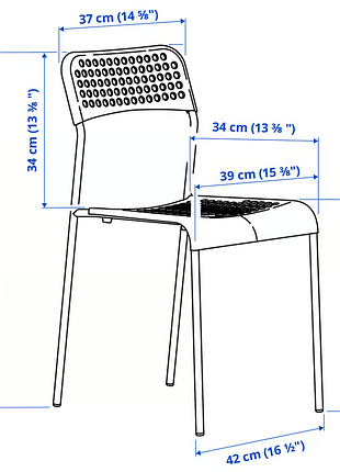 Кухонный стул sandsberg ikea 306.054.23 6