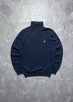 Vintage винтажный гольф lyle scott лайл скотт big logo casual кэжуал size m размер м