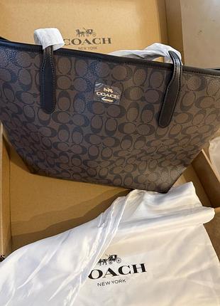 Шопер жіночий coach чорний 3