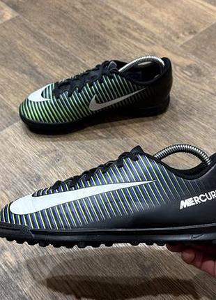 Сороконожки nike mercurial x vortex, размер 37,5