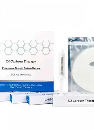 Набір карбоксі терапії на 10 процедур dj carborn carboxy co2 original — 5 шприців 10 масок