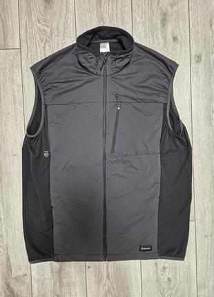 Жилетка чоловіча decathlon forclaz merino wool вітрозахисна, сіра, xl