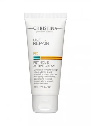 Крем с ретинолом и витамином э christina line repair fix retinol e active cream 60 мл