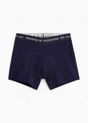 Трусы-боксеры для мужчины h&m 1209027-0 xxl темно-синий