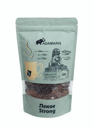 Рассыпной чай adamaris "пекое strong" черный 100г