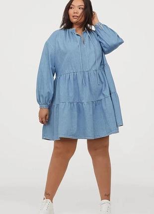 Сукня жіноча котонова h&m, батал, розмір 56-58