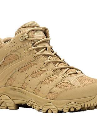 Тактические ботинки мерелл для военные merrell moab 3 tactical mid мембрана waterproof +15 -5 coyote койот стелька от 27 до 31
