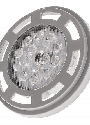 Лампа дымированная светодиодная led 15w gu10 ww ar111 dim 220v