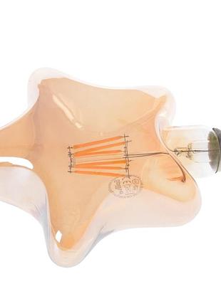 Лампа світлодіодна led 6w e27 cog ww l143 amber 220v