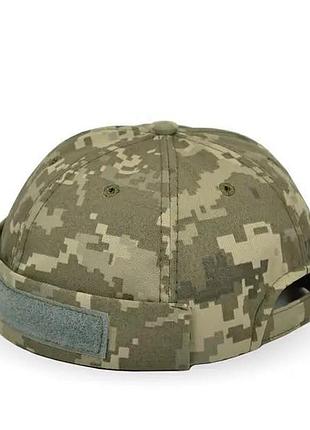 Тактическая кепка для военных docker cap без козырька с липучкой. пиксель мм14 xxl
