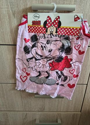 Детская майка трусы набор минные маус микки disney р.6/8, mini mouse