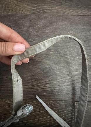 Сумка для дівчаток, срібляста, в стразах zara 7