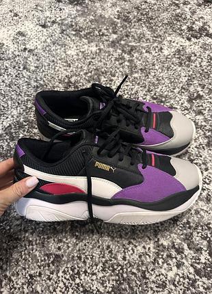 Кросівки puma жіночі чорно-фіолетові