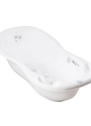 Ванночка дитяча lux сови біла 102 см (so-005odplyw-103)
