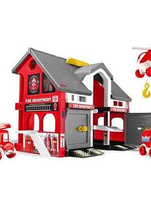 Игровой набор wader play house пожарная станция (25410)