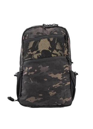 Тактический рюкзак для военных 15л кордура 500 d — multicam black, brookwood
