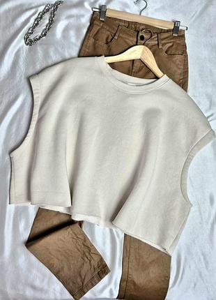 Бавовняна жіноча тепла жилетка h&m