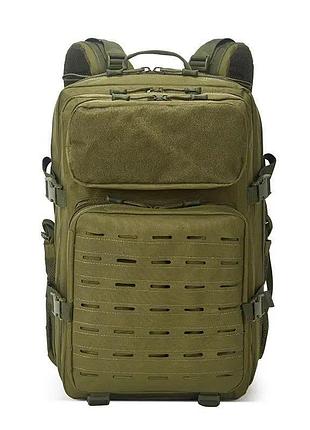 Тактический рюкзак для военных 45l система molle laser cut олива